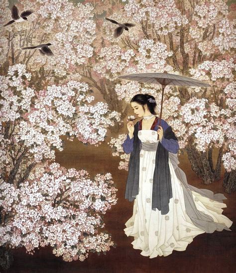 Китайские художники Wang Meifang, Zhao Guojing. Женские портреты.: ehdu ...