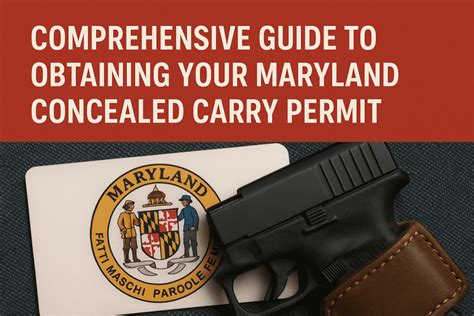 Understanding Maryland's Wear and Carry Permit Process: A Guide for ...