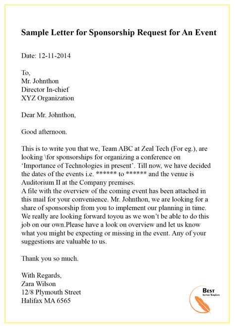 Request Letter Templates