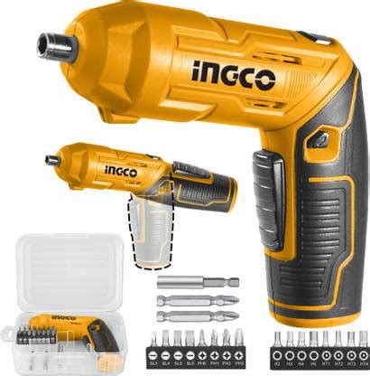 INGCO 4V Lithium-Ion Cordless Standard Screwdriver Set Price in India ...