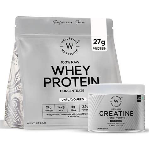 Buy Whey Protein with Creatine Monohydrate - Unflavoured