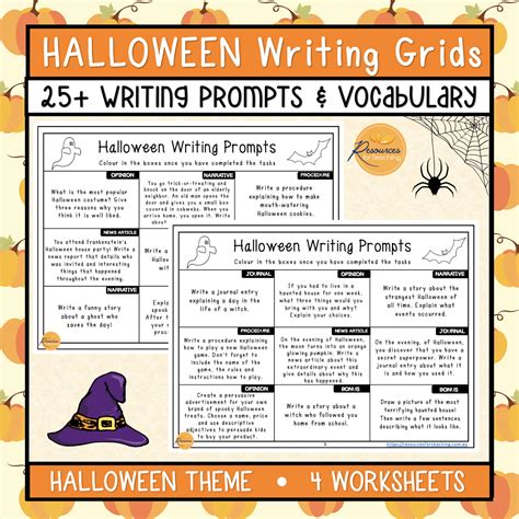 Halloween Writing Prompts | Resources for Teaching Australia