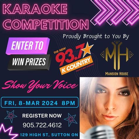 Karaoke Competition, 129 High St, Sutton, ON, Canada, Ontario L0E 1R0 ...