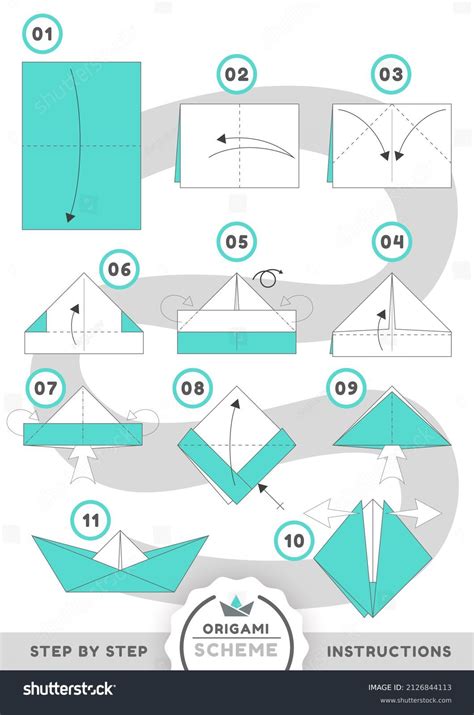 Printable Instructions For Origami Boat Origami Boat Made Easy