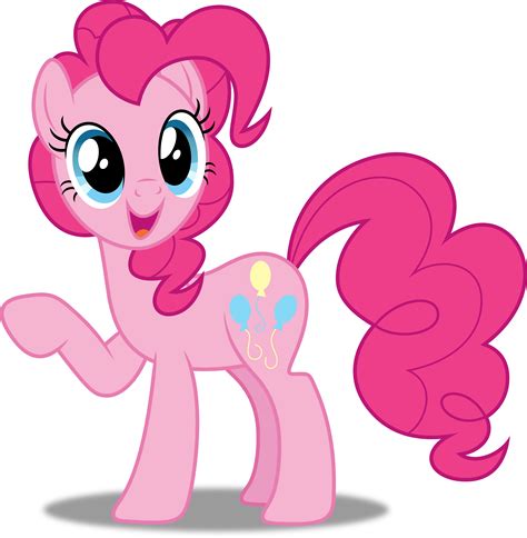 Pinkie Pie Cutie Mark Vector