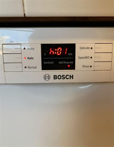 Bosch Dishwasher H01 Error: Quick Fix Guide