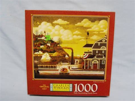 Buy Charles Wysocki 1000 Piece Jigsaw Puzzle Titled, Fairhaven in the ...