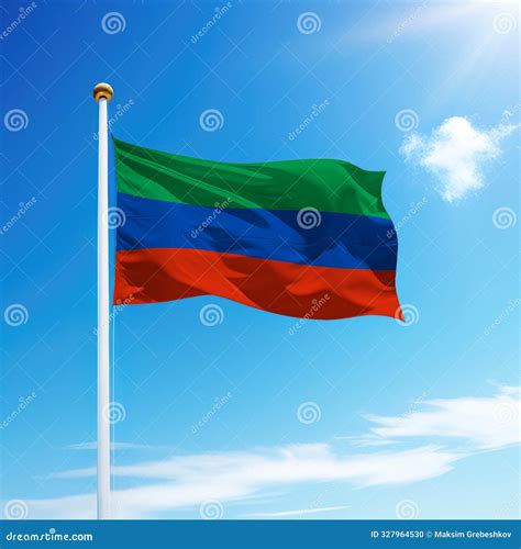Dagestan Region Location Within Russia 3d Map Cartoon Vector ...