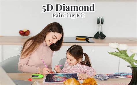 HASTHIP® Diamond Painting Kit,30 * 40cm Bright Moon Diamond Painting ...