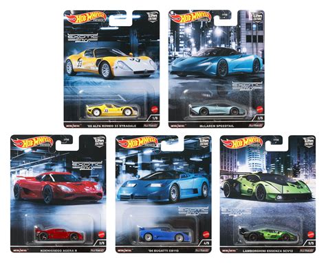 Buy Hot Wheels Premium Car Culture 2022 Exotic Envy 957M Set of 5 ...