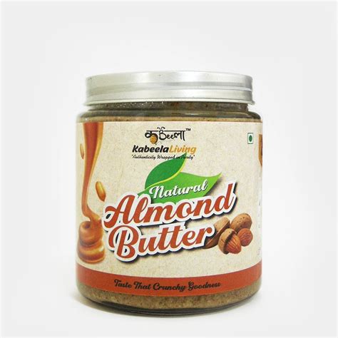 Almond Cashew Butter | All Natural Crunchy Almond Butter | ( 500Gms ...