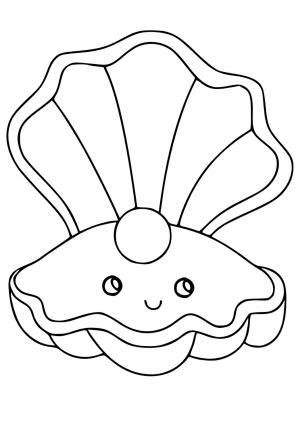 Image result for Shellfish Coloring Pages