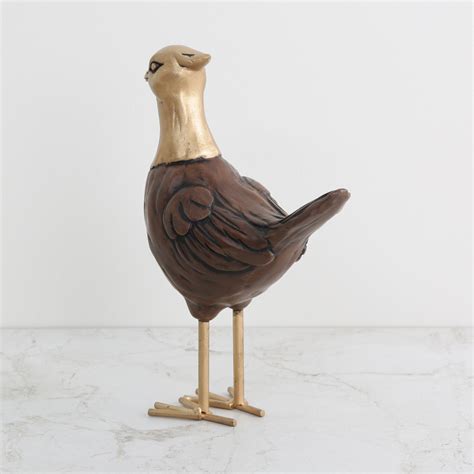 Buy Adrian Brown Polyresin Textured Decorative : 16 cm L x 20 cm H ...