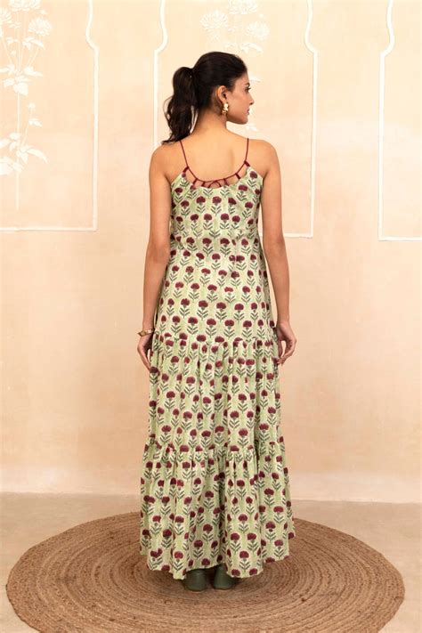 Mint Green Spaghetti Dress – Shuddhistore