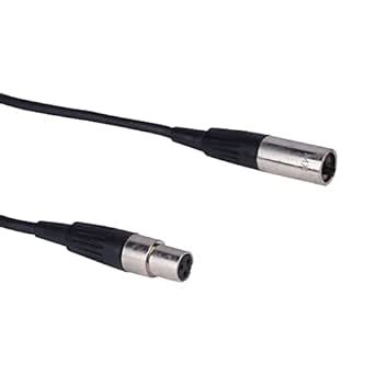 MX 3 Pin Mic Extension Female Mini XLR to 3 Pin Mic Connector Mini XLR ...