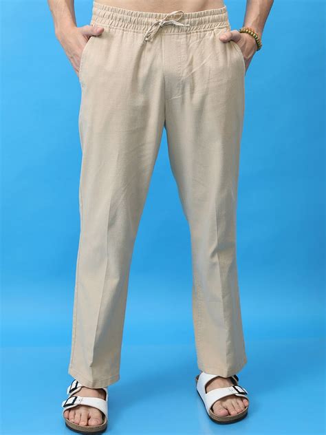 HIGHLANDER Men Cotton Linen Trousers - Price History