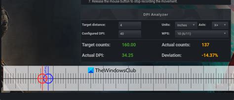 Mouse DPI Checker Software 的图像结果