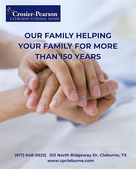 Crosier-Pearson Cleburne Funeral Home | Cleburne TX