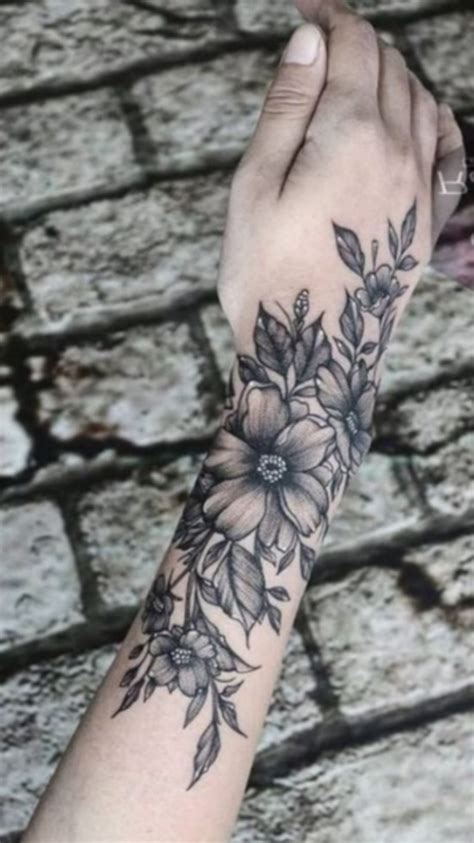 Cover Up Flower Tattoos On Wrist