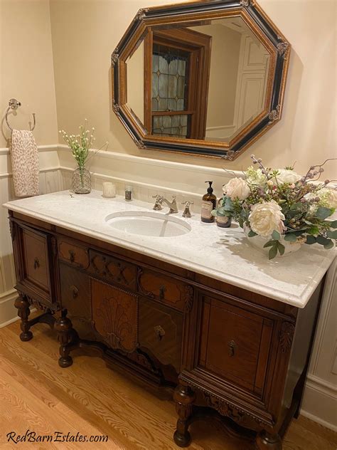 Antique Bath Vanity Cabinets at Scott Mcrae blog