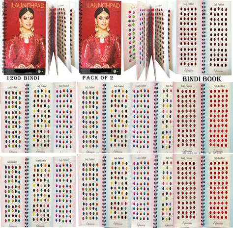 G4U Plain round Bindis Sticker Kumkum Bindi for Women & Girl Exclusive ...