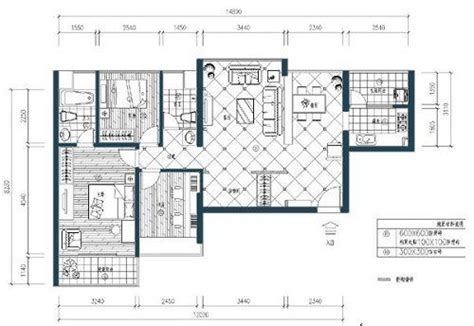 90平米小三居装修图,90平小三室简约,90平米小三居户型图_大山谷图库