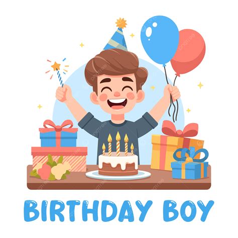 Boy Birthday Clip Art Happy Birthday Party With Cute Children,