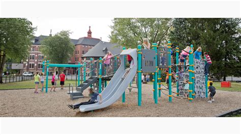 Baden Academy Charter School - Playground Climbing Fun!