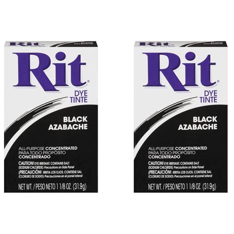 Rit Rit All-Purpose Powder Dye, Black (2 Pack) : Amazon.in: Home & Kitchen