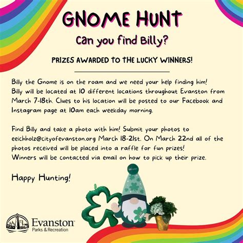EPR e-News: Evanston Children's Theater, Gnome Hunt, Comedy Camp, and more!