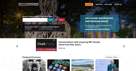 MIT Chemistry OpenCourseWare 的图像结果