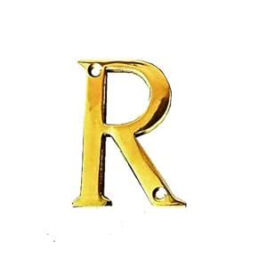 Anupam House Numbers/Alphabets for Address Plate (Alphabet - R ...