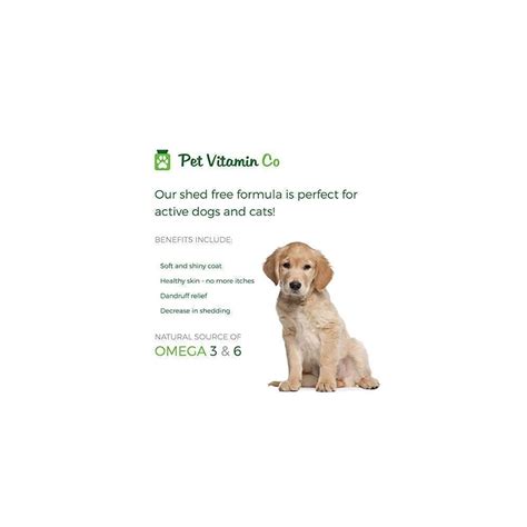 Buy Pet Vitamin Co - Krill Oil Shed-Free Soft Chews for Dogs - Reduce ...