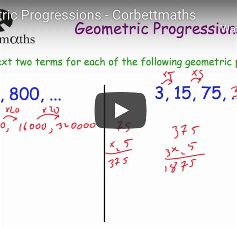 Image result for Geometric Progressions Explained