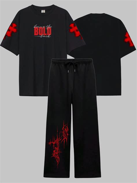 Bold Back - Straight Fit Co-ord Set