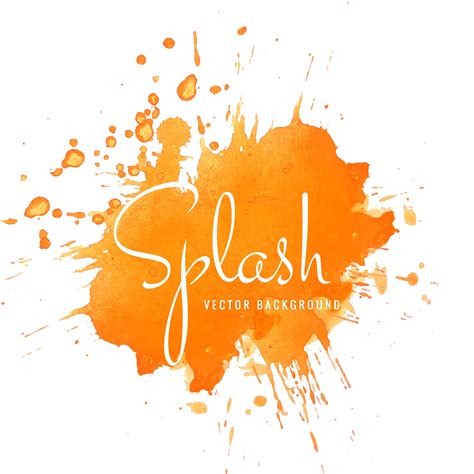 Image result for Orange Splash Vector