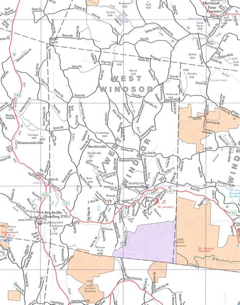 West Windsor Vermont Map at Lois Coffman blog