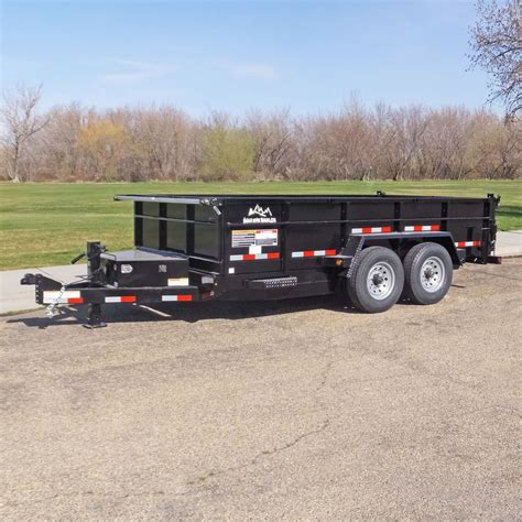 Snake River Trailer Co - 82 Wide Low Deck Dump Trailer Models