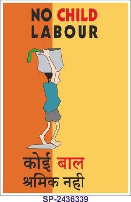 SignageShop No child labour Poster Emergency Sign Price in India - Buy ...