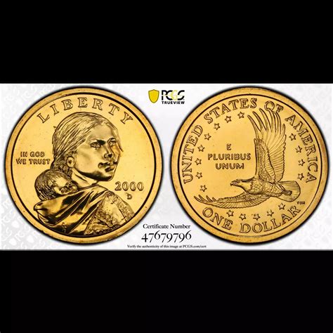 2000 Dollar Sacagawea PCGS SP-68 VIP Strike - JMS Coins