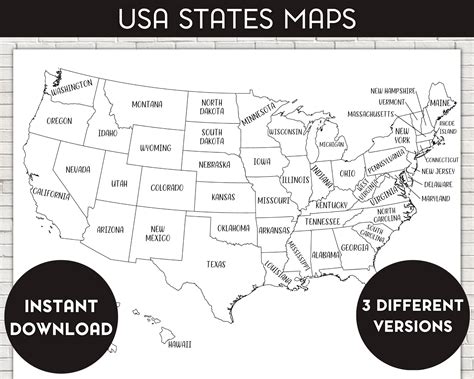 Map Of The United States Coloring Sheet [2025]