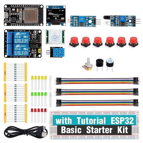 ProtoPixel ESP32 Starter Kit – WiFi + Bluetooth Development Board with ...