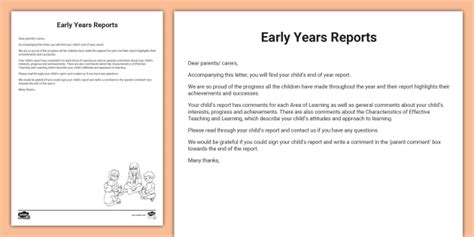 Image result for EYFS Development Report Example