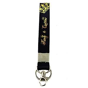 AFH King and Queen Cloth Fabric Black Key Chain : Amazon.in: Fashion