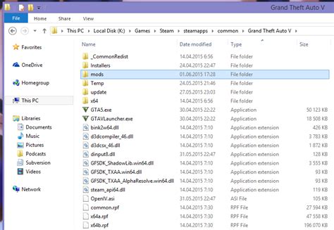 Image result for Create Mods Folder OpenIV