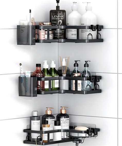 Corner Shower Caddy,3 Pack Rustproof Corner Organizer Shelves,No ...