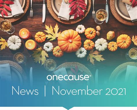 OneCause November 2021 Newsletter