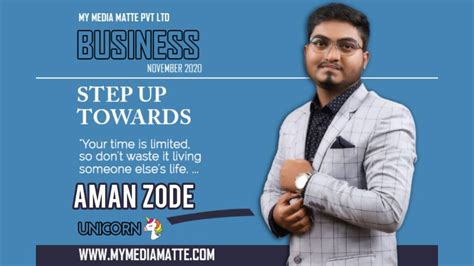 Entrepreneur Aman Zode’s Inspiring Tale of Perseverance and Hard Work