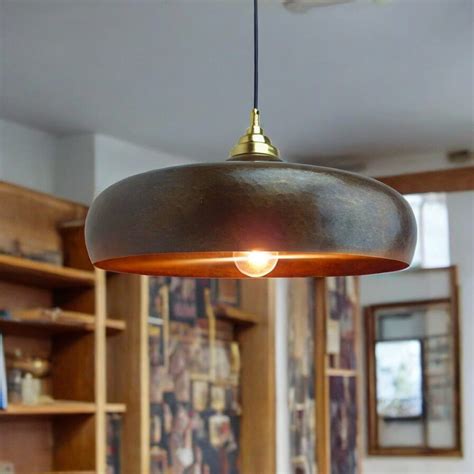 Copper Rustic Pendant Light Fixture — Authentic Masterpiece