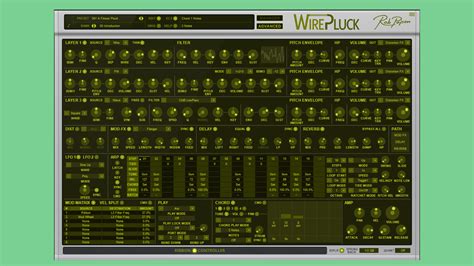 Rob Papen WirePluck, a Pluck-sound focused Synthesizer plugin with ...
